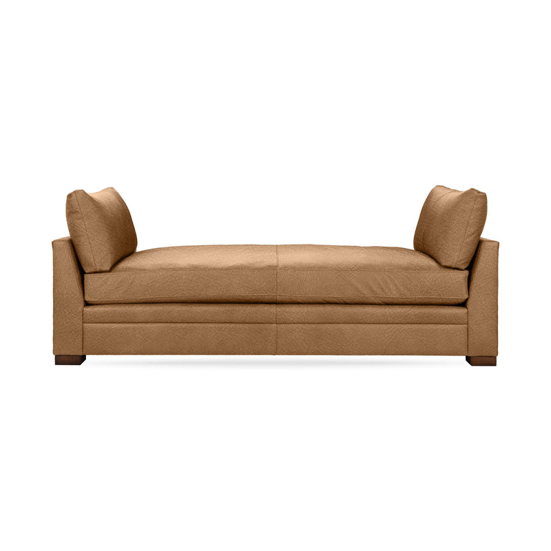 Classic Home Audrey daybed with a wooden frame and plush cushions for a stylish, comfortable seating and sleeping option.