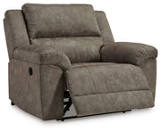 Laresview - Zero Wall Wide Seat Recliner - Fossil - R&R Furniture Gallery (Fountain Valley, CA)