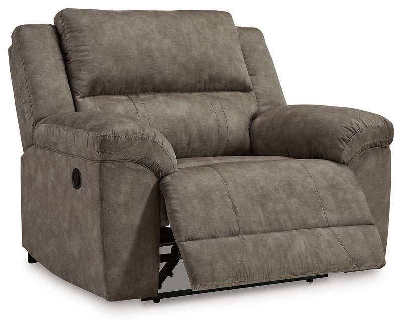 Laresview - Zero Wall Wide Seat Recliner - Fossil - R&R Furniture Gallery (Fountain Valley, CA)