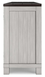Darborn - XL TV Stand W/Fireplace Option - Gray / Brown - R&R Furniture Gallery (Fountain Valley, CA)