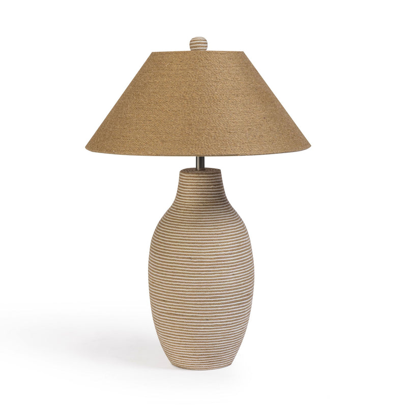 Tanga - Jute And Cotton Table Lamp - Natural - R&R Furniture Gallery (Fountain Valley, CA)