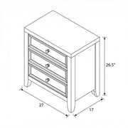 3 Drawer Nightstand With USB Charging Port - R&R Furniture Gallery (Fountain Valley, CA)