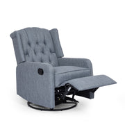 Classic Design, Manual Recliner Chair With 360 Degree Swivel - R&R Furniture Gallery (Fountain Valley, CA)