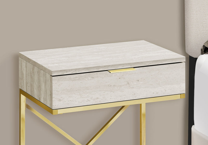 Accent Side Table, Storage Drawer, Spacious Tabletop, Contemporary & Modern - R&R Furniture Gallery (Fountain Valley, CA)