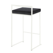 Lumi Source Fuji Simple Elegance contemporary stackable counter stool set with sleek design and modern finish.