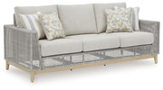 Seton Creek - Sofa With Cushion - Gray - R&R Furniture Gallery (Fountain Valley, CA)