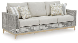 Seton Creek - Sofa With Cushion - Gray - R&R Furniture Gallery (Fountain Valley, CA)