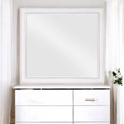 Katia - Mirror - Rustic Gray & Weathered White - R&R Furniture Gallery (Fountain Valley, CA)