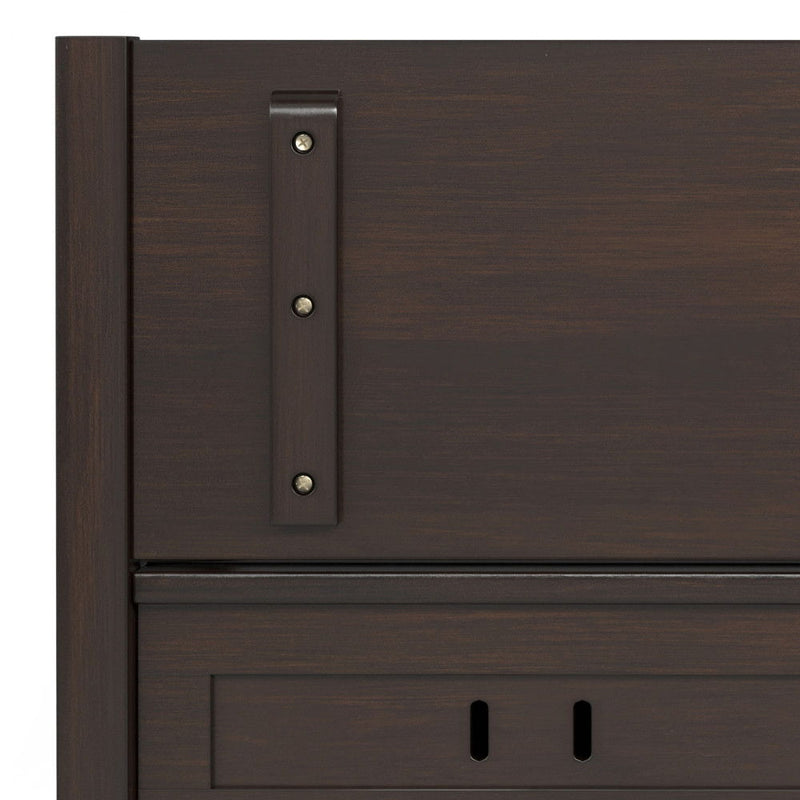 Connaught - Entryway Storage Bench With Shelf - Chestnut - R&R Furniture Gallery (Fountain Valley, CA)