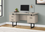 Computer Desk For Home Office, Laptop, Left, Right Set - Up, Storage Drawers, Contemporary & Modern - R&R Furniture Gallery (Fountain Valley, CA)