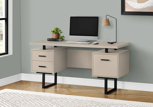 Computer Desk For Home Office, Laptop, Left, Right Set - Up, Storage Drawers, Contemporary & Modern - R&R Furniture Gallery (Fountain Valley, CA)