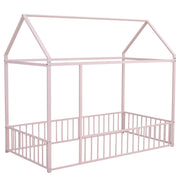 Metal Bed House Bed Frame With Fence - R&R Furniture Gallery (Fountain Valley, CA)