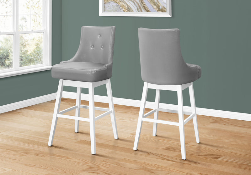 Swivel Stool Bar Height, Transitional (Set of 2) - R&R Furniture Gallery (Fountain Valley, CA)