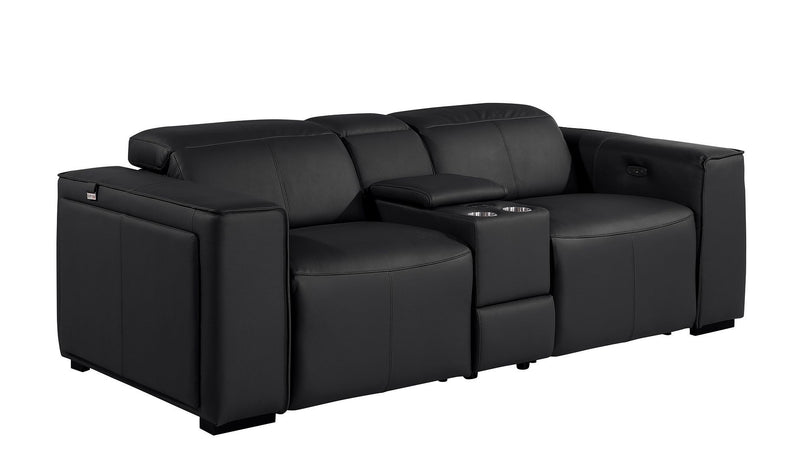 1224 - 7-Piece Modular Power Reclining Sofa, Loveseat & Chair Set In With 5 Power Recliners & Power Headrests
