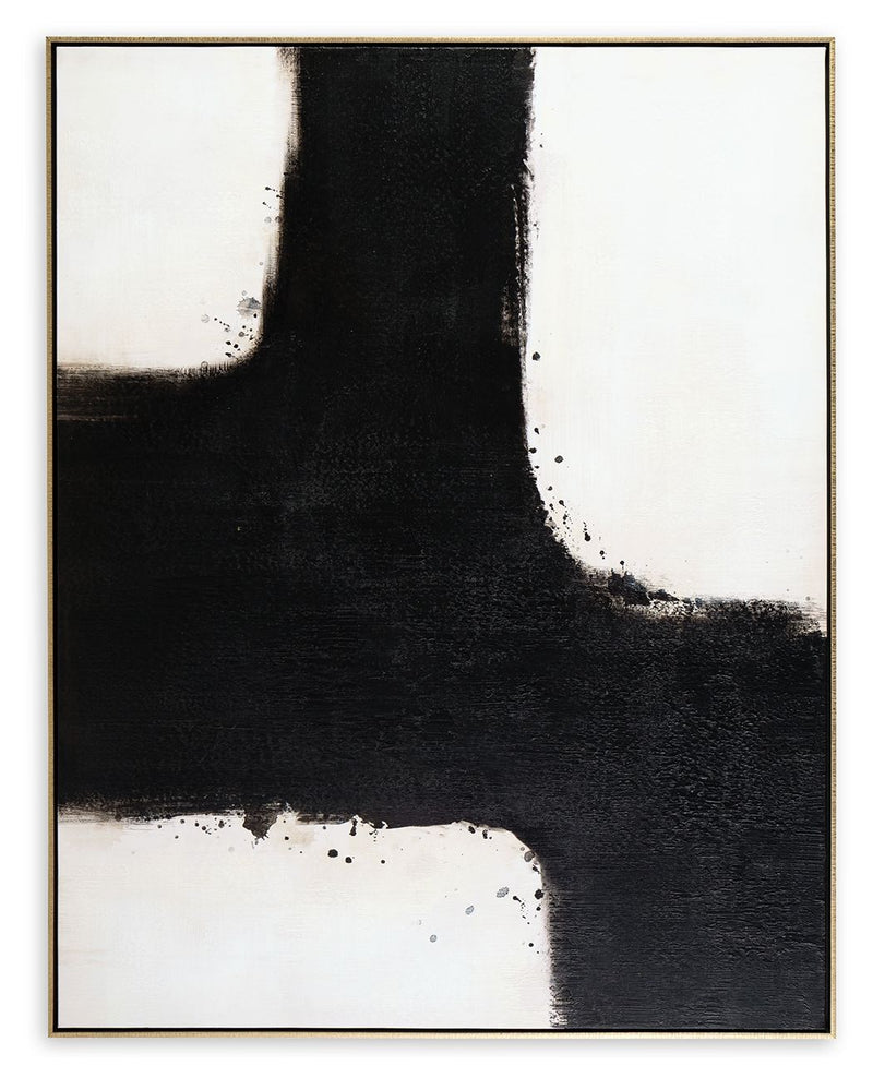 Reighlea - Wall Art - Black / White - R&R Furniture Gallery (Fountain Valley, CA)