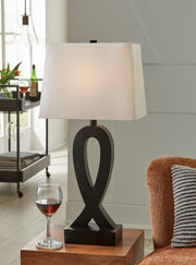 Markellton - Poly Table Lamp (Set of 2) - Black - R&R Furniture Gallery (Fountain Valley, CA)