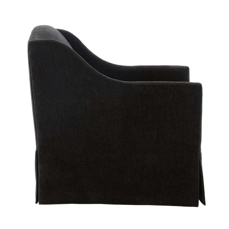 Luisa - Skirted Swivel Accent Chair
