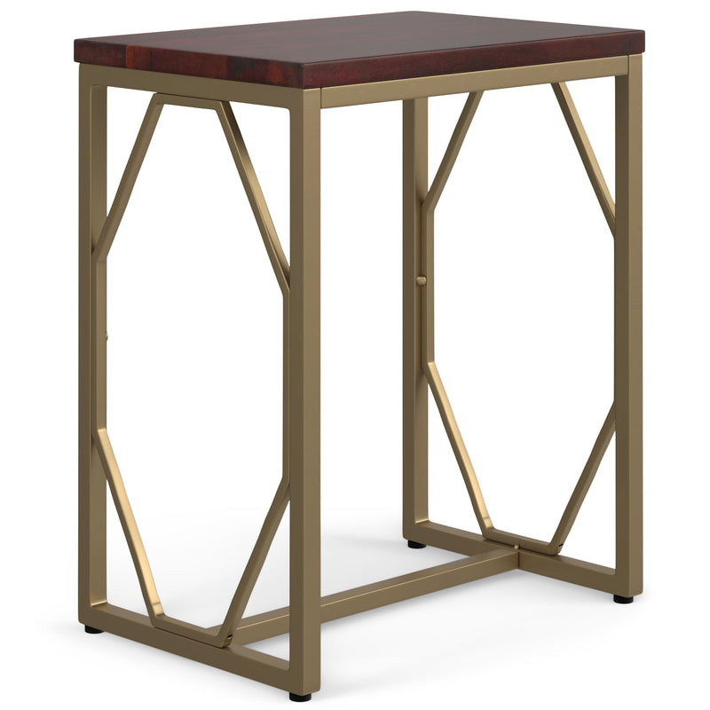 Selma - Handcrafted Metal And Wood Accent Table - R&R Furniture Gallery (Fountain Valley, CA)