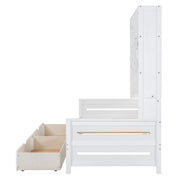 Daybed With All-In-One Cabinet And Shelf - R&R Furniture Gallery (Fountain Valley, CA)