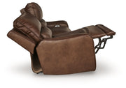 DeepWakes - 2 Seat Power Reclining Sofa With Adjustable Headrest - R&R Furniture Gallery (Fountain Valley, CA)