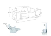 9762 - Power Reclining Loveseat - R&R Furniture Gallery (Fountain Valley, CA)