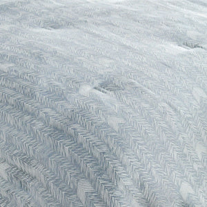 French Herringbone - Comforter Euro Sham - Storm