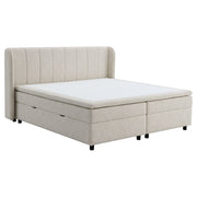 Adonia - Queen Bed With Storage - Beige - R&R Furniture Gallery (Fountain Valley, CA)
