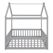 Bed House Bed Frame With Fence - R&R Furniture Gallery (Fountain Valley, CA)