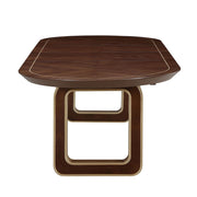 Houston - Oval Dining Table - Walnut - R&R Furniture Gallery (Fountain Valley, CA)