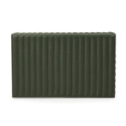 Eton - Ribbed Vegan Leather Hospitality Grade Storage Box - Green - R&R Furniture Gallery (Fountain Valley, CA)