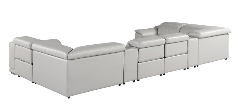 9762 - 8-Piece U-Shaped Sectional Sofa With 4 Power Recliner