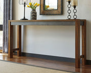 Torjin - Long Counter Table - Dark Brown - R&R Furniture Gallery (Fountain Valley, CA)