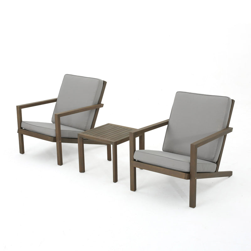 Celestaria - 3 Piece Outdoor Chat Set With Adirondack Chairs, Cushions And Side Table - R&R Furniture Gallery (Fountain Valley, CA)