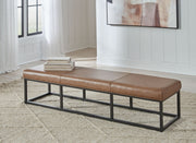 Joston - Accent Bench - Caramel - R&R Furniture Gallery (Fountain Valley, CA)