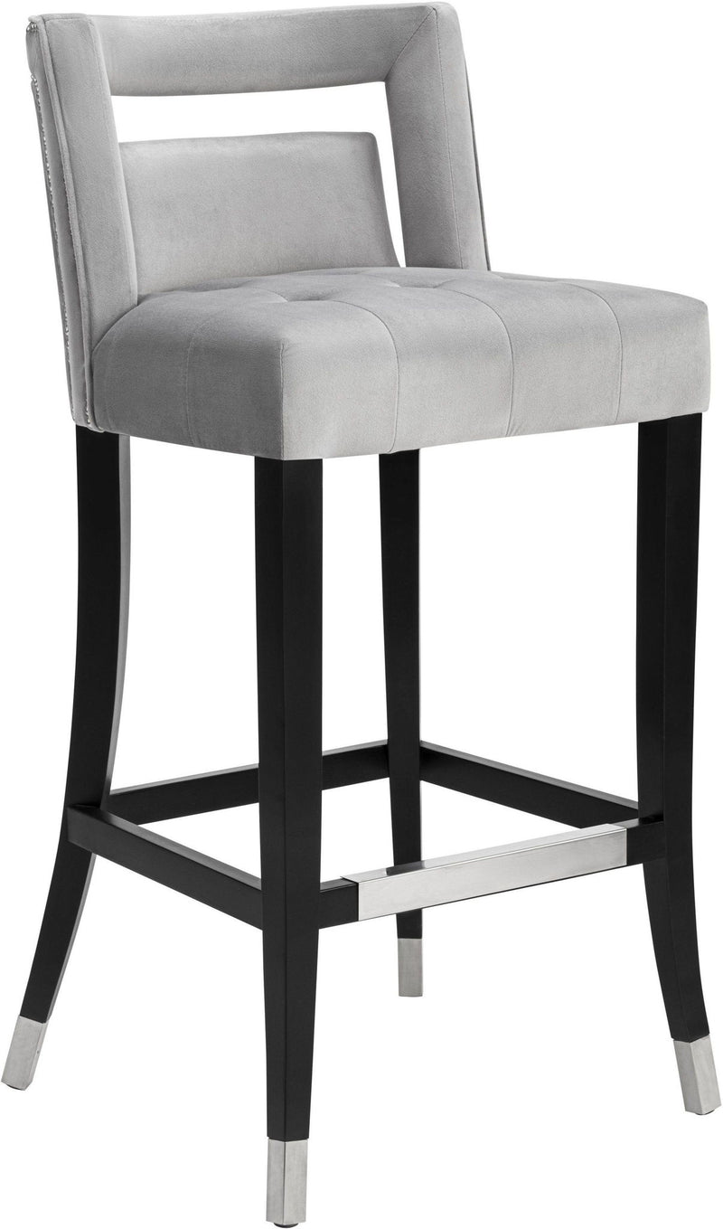 Hart - Velvet Stool - R&R Furniture Gallery (Fountain Valley, CA)