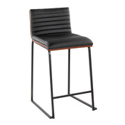 Mason Mara - Contemporary Fixed Height Quality Counter Stool (Set of 2) - R&R Furniture Gallery (Fountain Valley, CA)