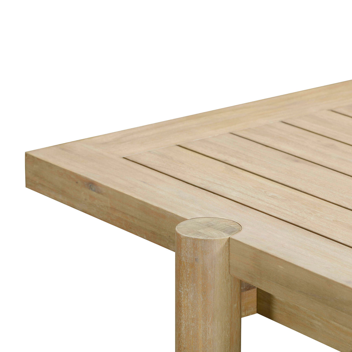 Gata - Outdoor Rectangular Dining Table - Light Teak - R&R Furniture Gallery (Fountain Valley, CA)