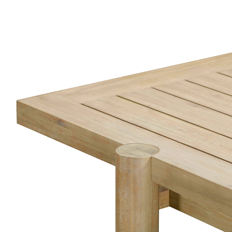 Gata - Outdoor Rectangular Dining Table - Light Teak - R&R Furniture Gallery (Fountain Valley, CA)