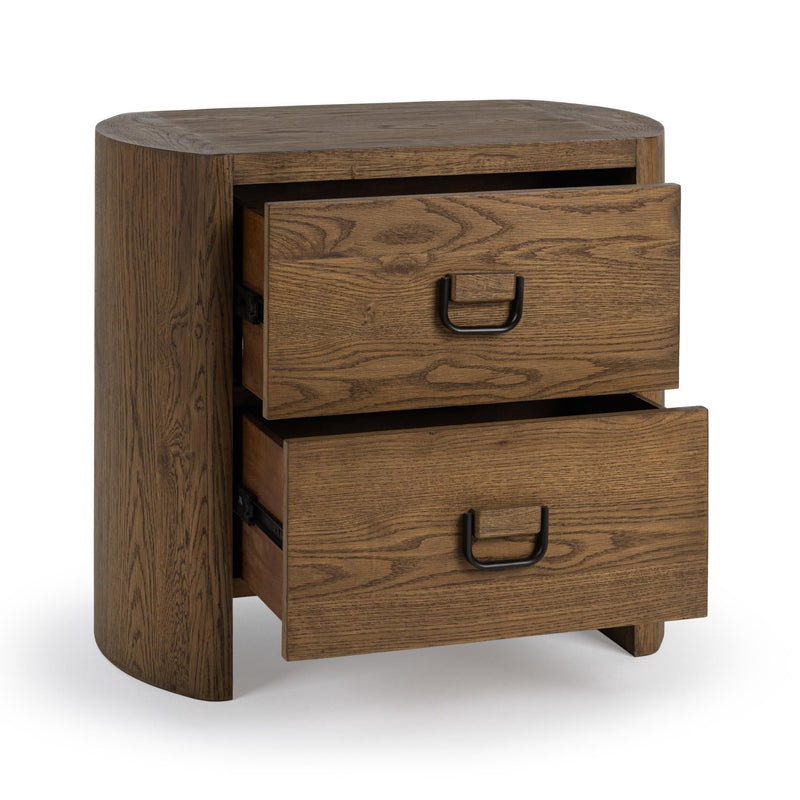 Kyrie - 2 Drawer Nightstand - Tawny Brown - R&R Furniture Gallery (Fountain Valley, CA)