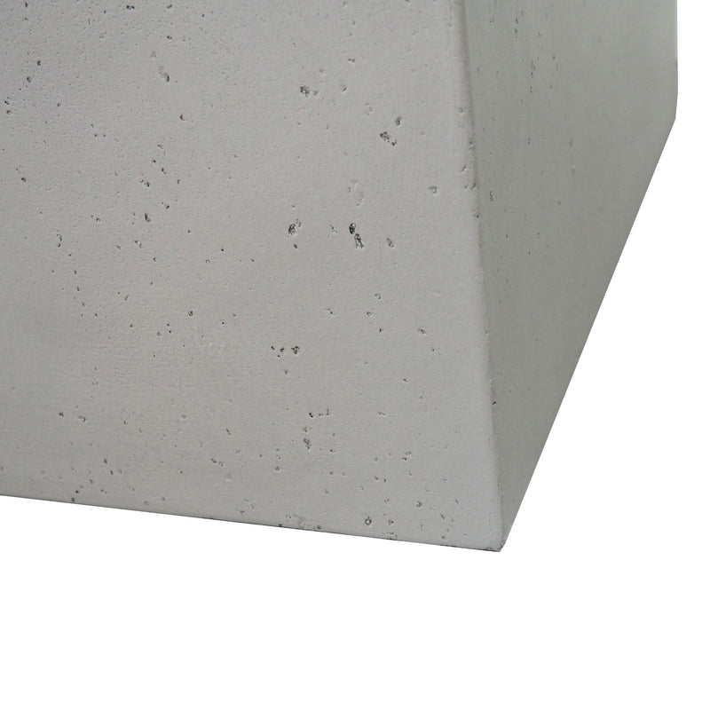 Outdoor Patio Square Gas Burning Concrete Fire Pit 40, 000 Btu