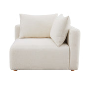 Hangover - Boucle Modular Corner Chair - Cream - R&R Furniture Gallery (Fountain Valley, CA)