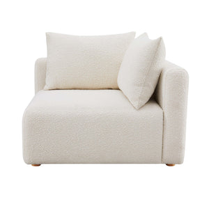Hangover - Boucle Modular Corner Chair - Cream - R&R Furniture Gallery (Fountain Valley, CA)