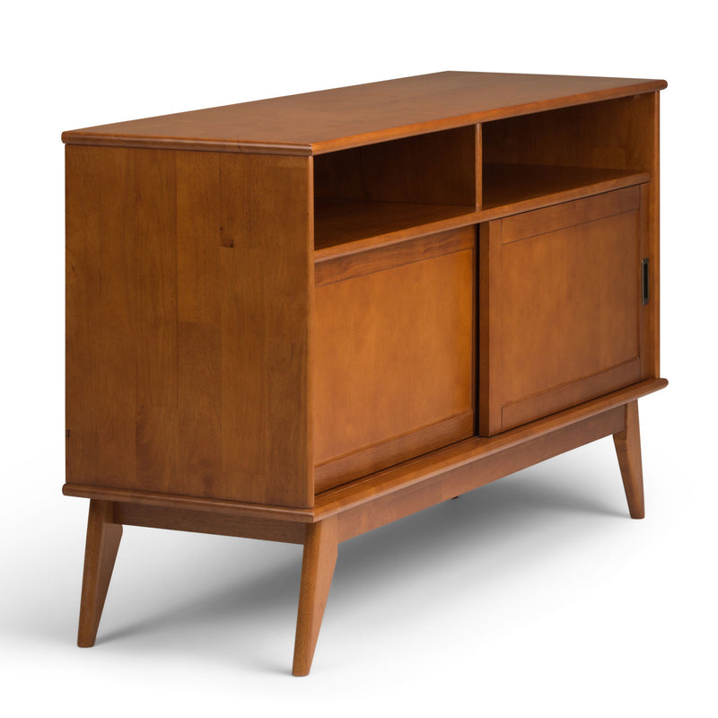 Draper - Handcrafted Mid Century Low TV Media Stand - R&R Furniture Gallery (Fountain Valley, CA)