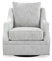 Gubbins - Swivel Accent Chair - Gray - R&R Furniture Gallery (Fountain Valley, CA)