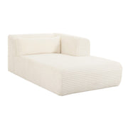 Tarra - Fluffy Oversized Corduroy Modular Chaise - R&R Furniture Gallery (Fountain Valley, CA)