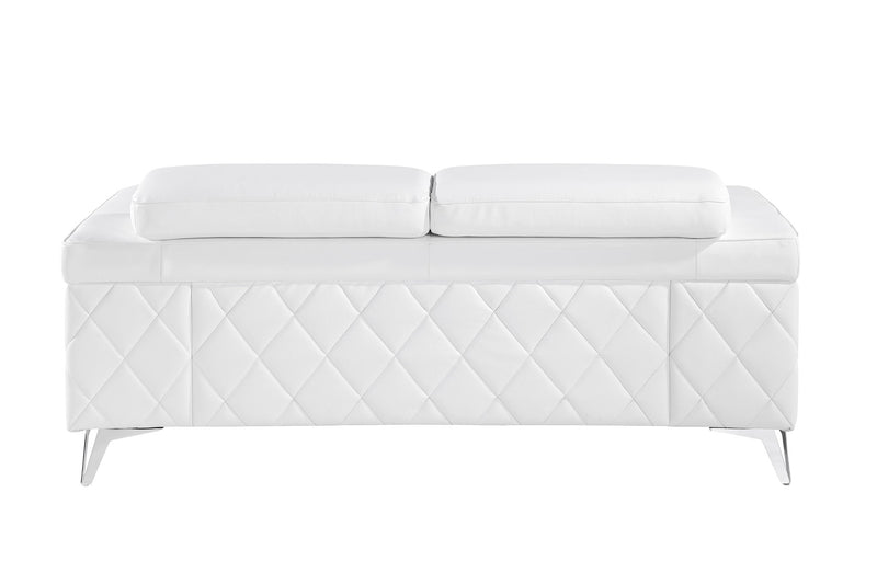 1140 - Top Grain Italian Leather Loveseat - R&R Furniture Gallery (Fountain Valley, CA)