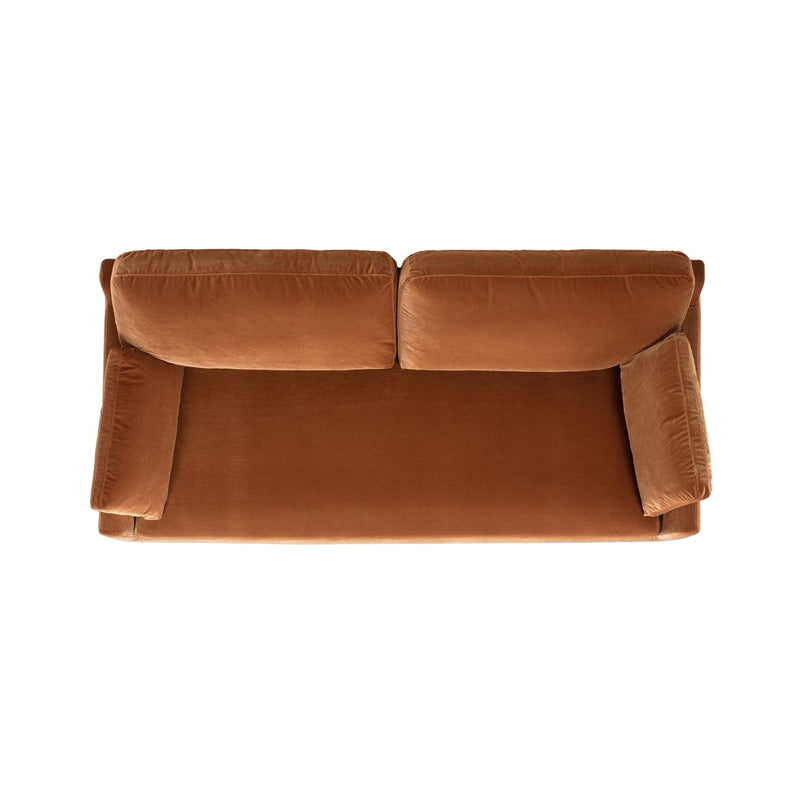 Jennifer Taylor Home Pasadena Modern Farmhouse Sofa, stationary living room sofa with plush cushions and neutral fabric.