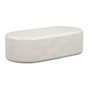 Surraya - Concrete Rounded Coffee Table - R&R Furniture Gallery (Fountain Valley, CA)