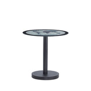 Boli - End Table - Black & Map Glass - R&R Furniture Gallery (Fountain Valley, CA)