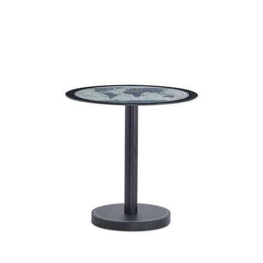 Boli - End Table - Black & Map Glass - R&R Furniture Gallery (Fountain Valley, CA)
